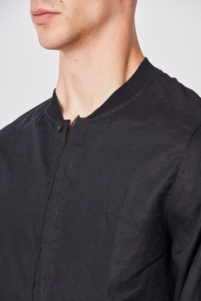 Thom/Krom SS23 M H 134 Mens Shirt - Black