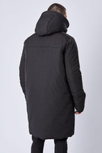 Thom/krom AW23 M J 64 mens hooded long jacket black