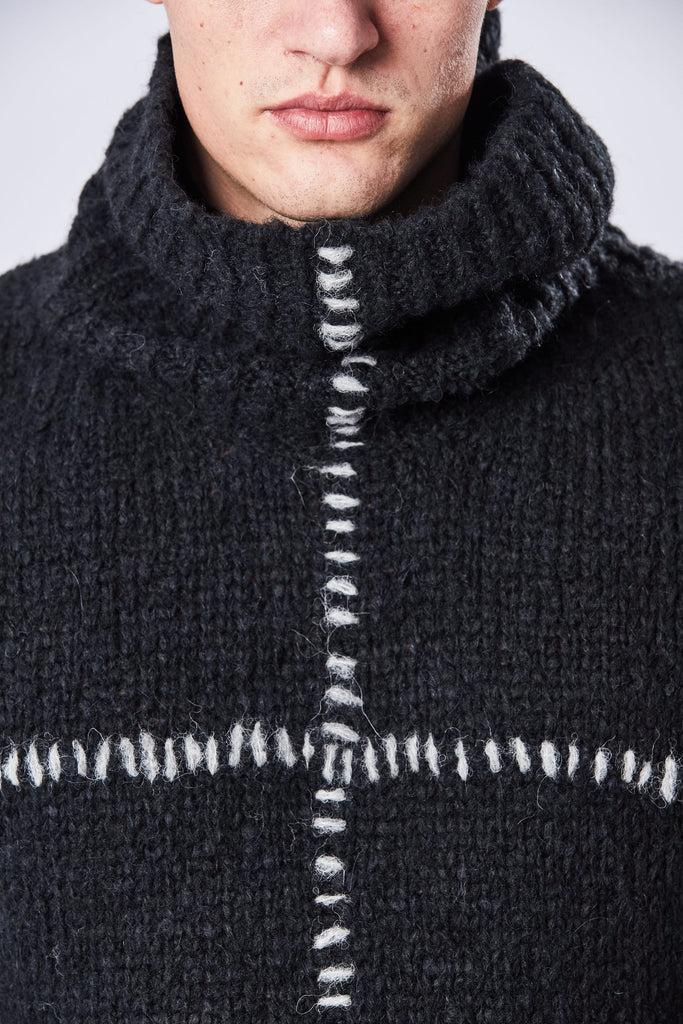 Thom/krom AW23 M K 112 high rolled neck sweater