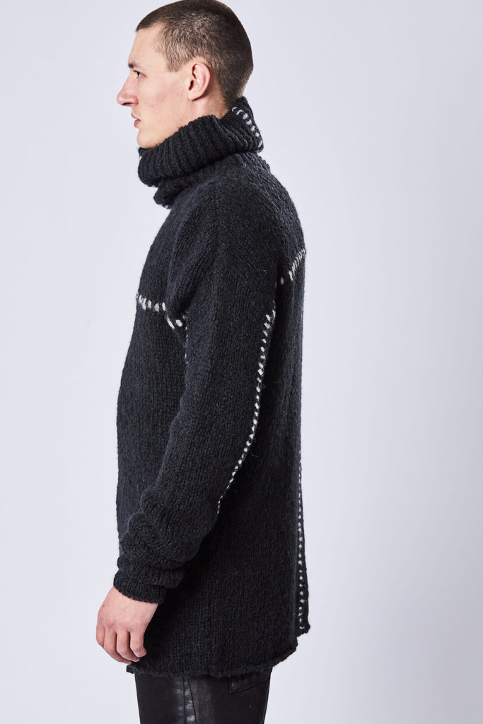 Thom/krom AW23 M K 112 high rolled neck sweater