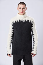 Thom/krom AW23 M K 113 black high collar sweater