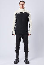 Thom/krom AW23 M K 113 black high collar sweater