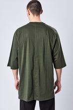 Thom/krom M TS 744 oversized T-shirt green