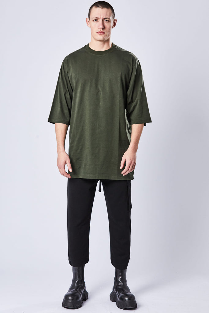 Thom/krom M TS 744 oversized T-shirt green
