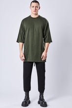 Thom/krom M TS 744 oversized T-shirt green