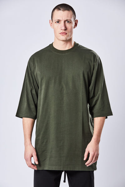 Thom/krom M TS 744 oversized T-shirt green