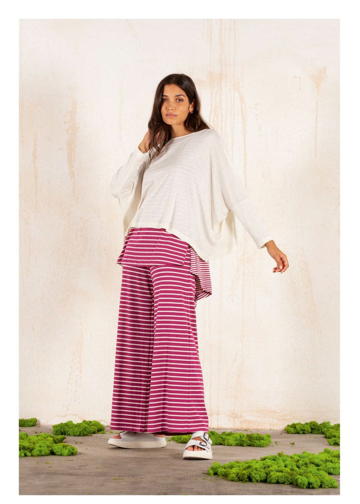 Mama B SS23 KIRA L top -Nero