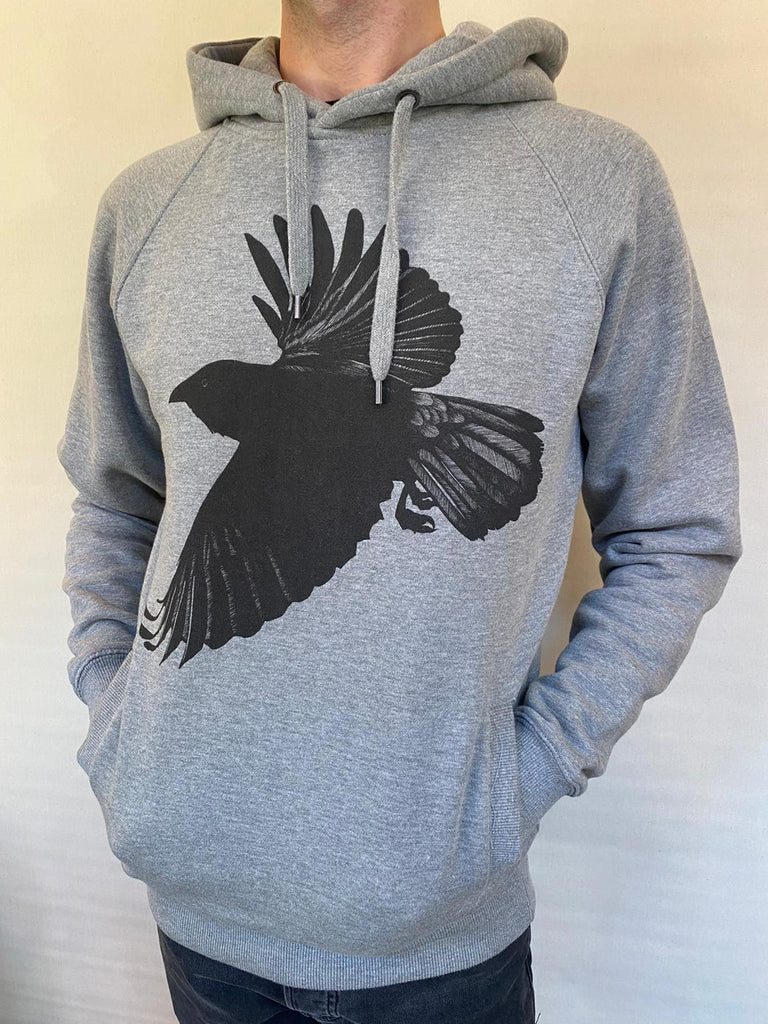 WDTS Crow Hoodie- LIGHT GREY