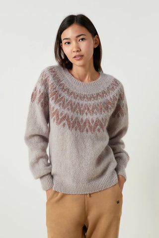 Leon & Harper AW22 Noe Jacq Mouse Sweater