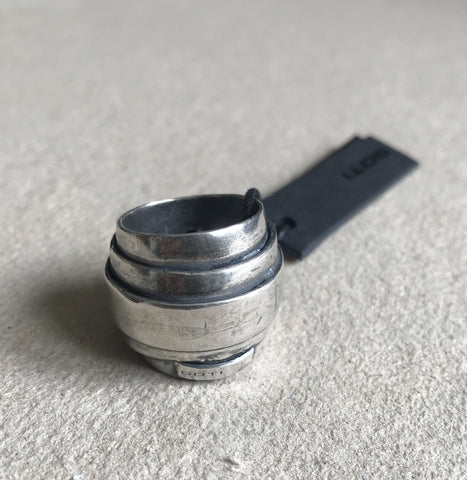 Goti 925 Oxidised Silver Ring AN503