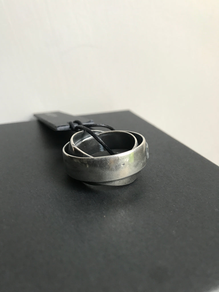 Goti 925 Oxidised Silver Ring AN504