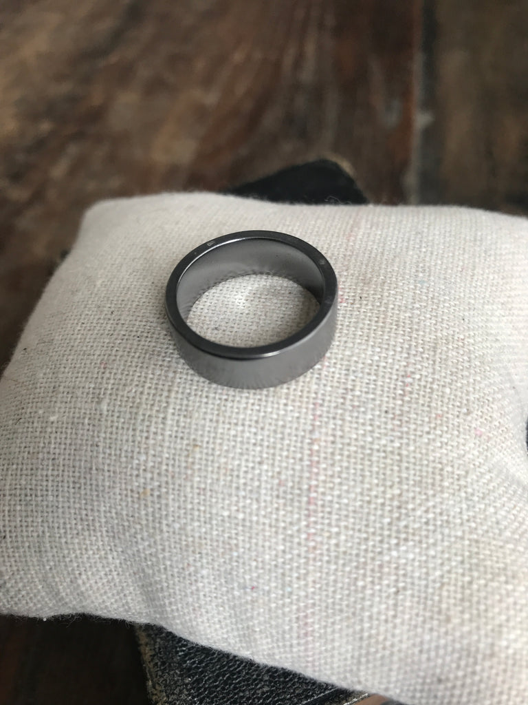 WDTS Dark band, 925 Silver ring