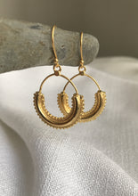 925 Silver Dali Earrings - Gold