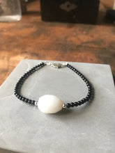 Bracelet -Onyx and Moonstone