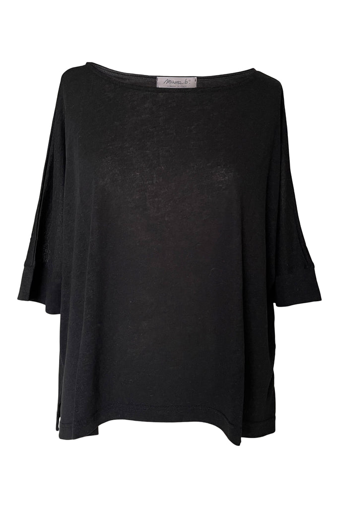 Mama B SS23 TELA Jumper Nero