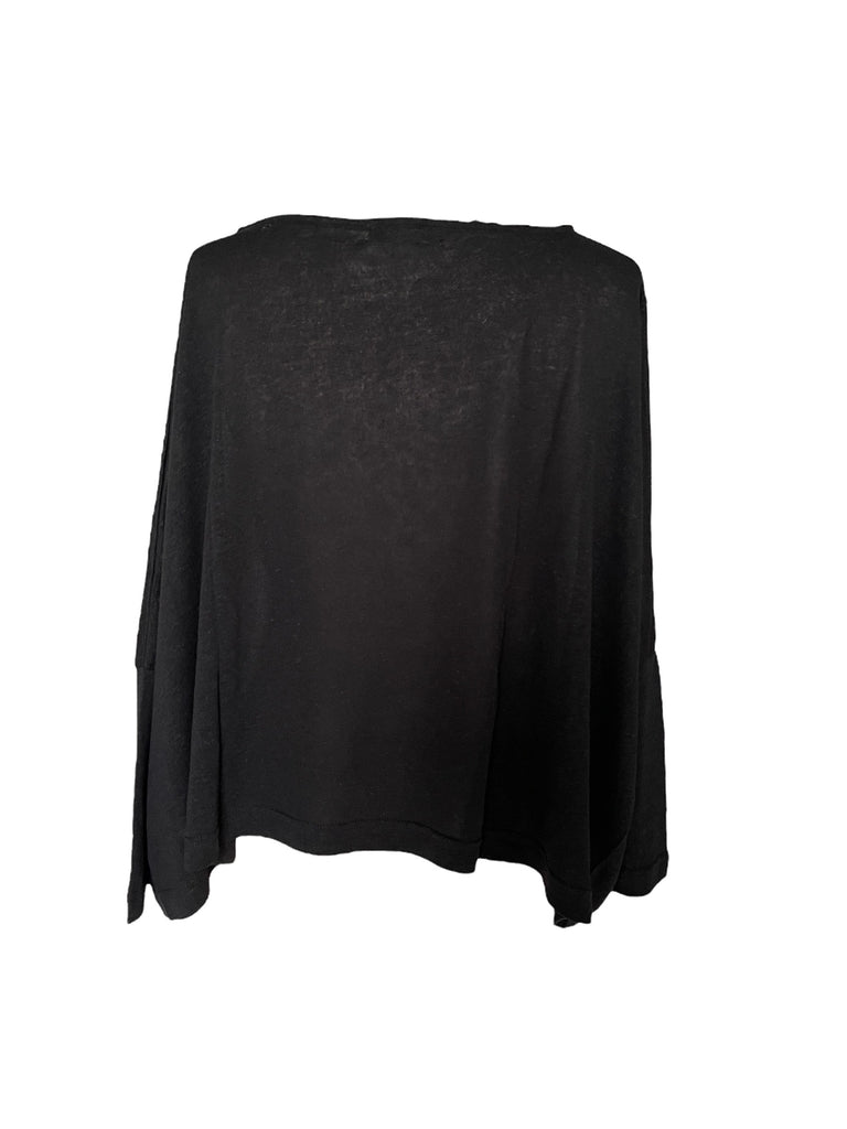 Mama B SS23 KIRA L top -Nero
