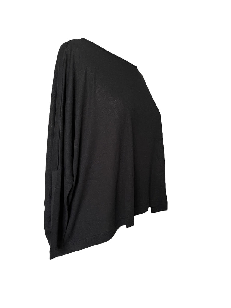 Mama B SS23 KIRA L top -Nero