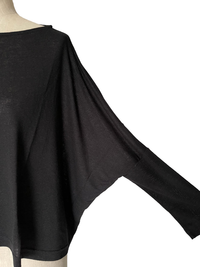 Mama B SS23 KIRA L top -Nero