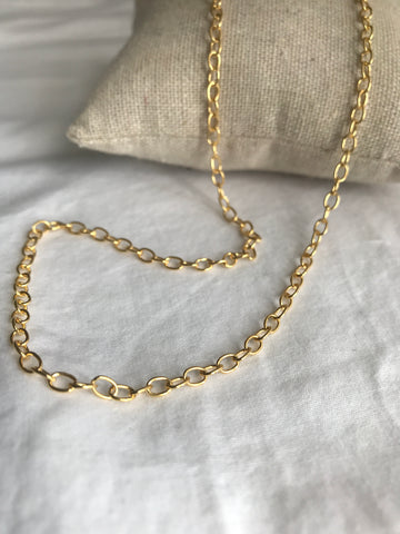 Chain Oval - Gold plated