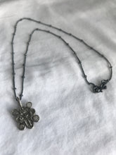 Tiny cross & Moonstone necklace