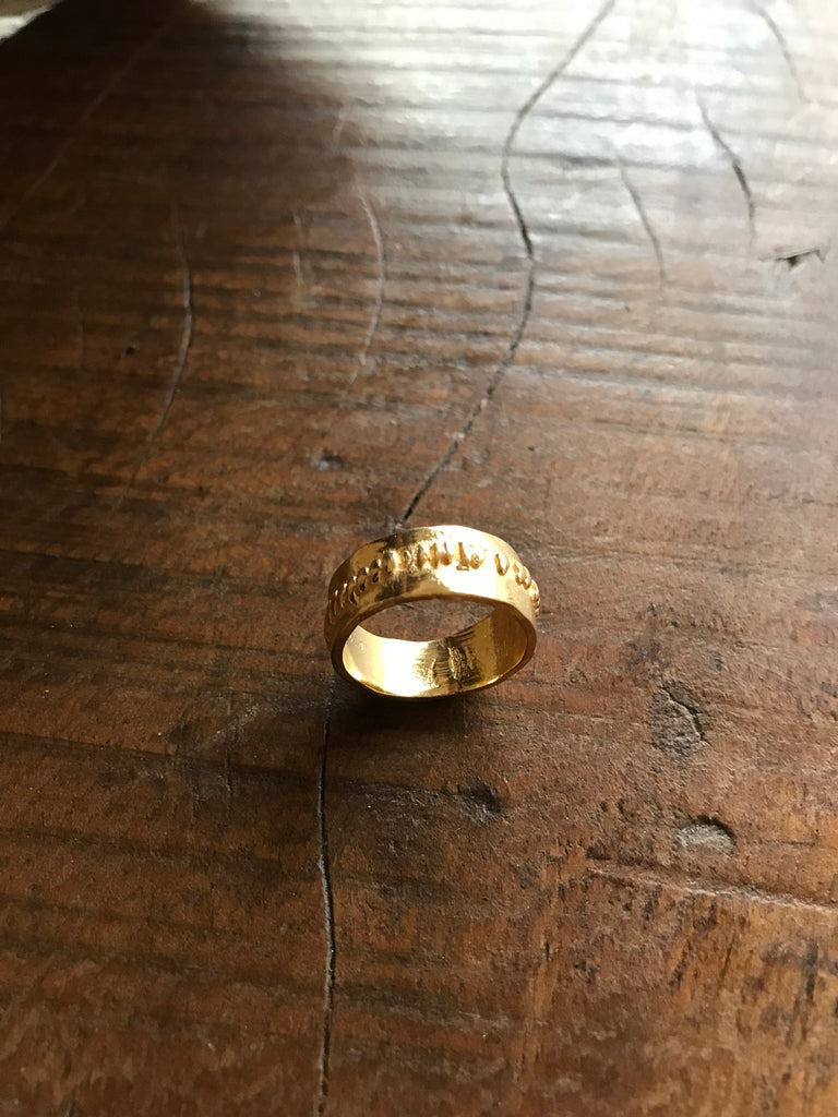 Jaggered Ring - Gold Plated