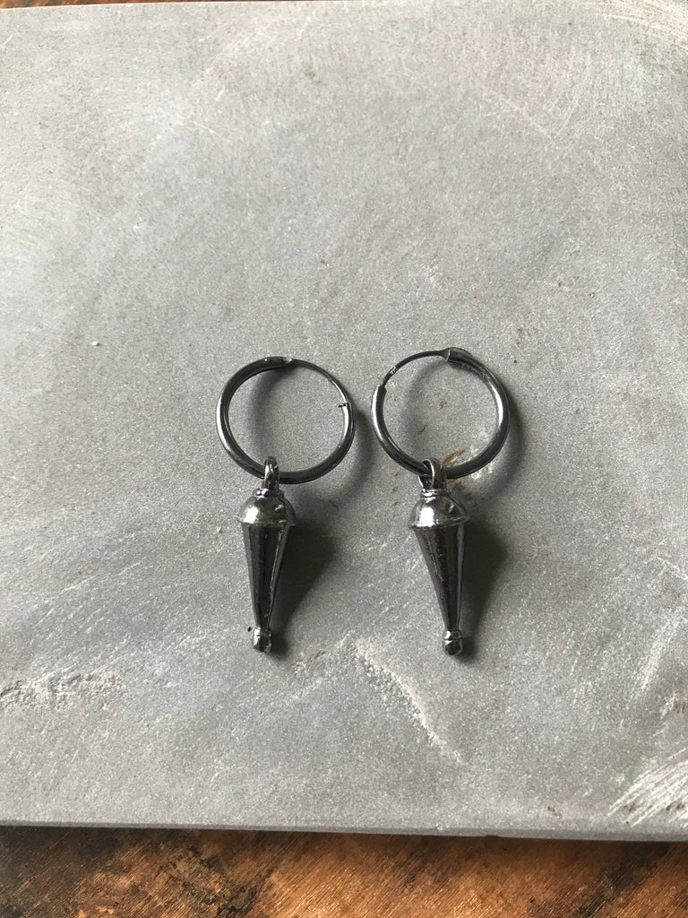 WDTS Shanku Small Hoop earrings - Oxidised