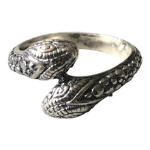 Two headed snake ring