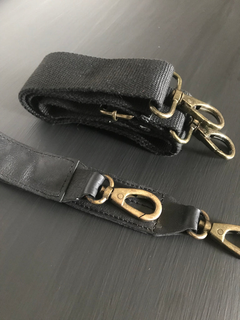 CollardManson Elke Bag - Black Croc Leather