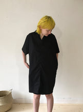 WDTS Poplin Dima Dress with Crow Print