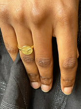 WDTS Dove of Peace gold plated ring