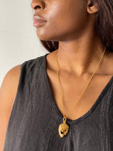 Gold plated 925 Silver lion necklace