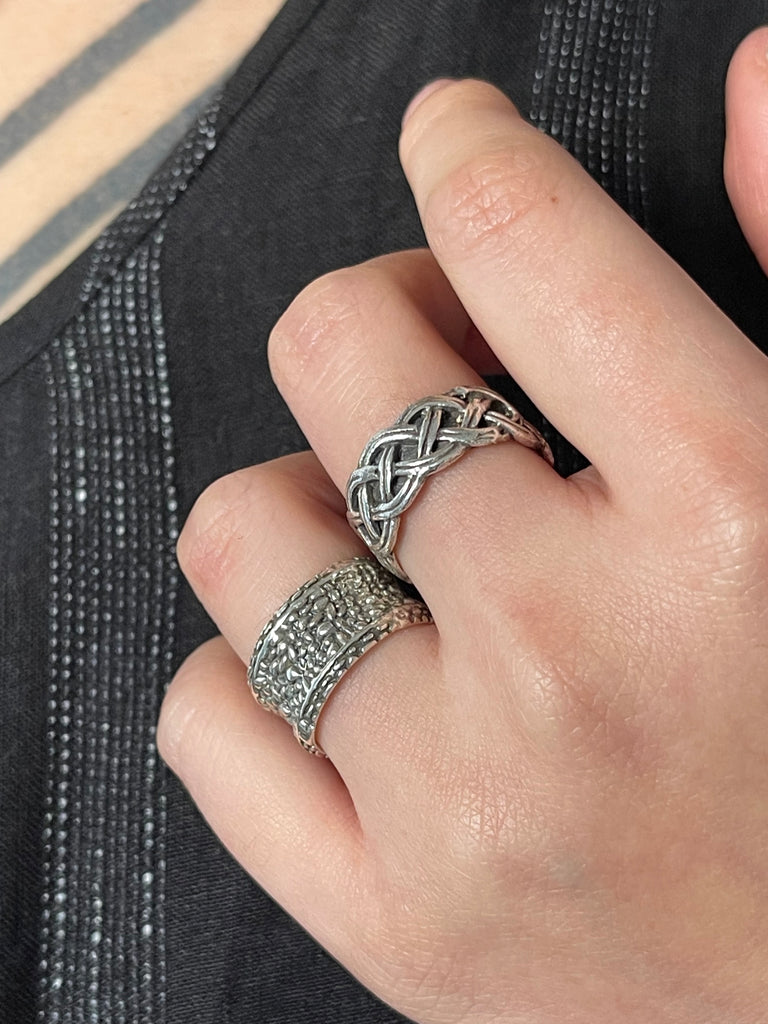 925 Silver Woven Ring