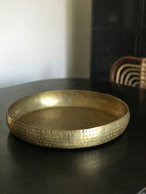 Antique Brass Round Tray