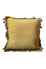 Velvet cushion cover with fringe - Sunshine