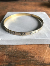 WDTS Silver -Bangle - APRES LA PLUIE LE BEAU TEMPS - mixed finish