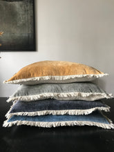 Stonewashed Velvet Cushion cover - cloud 60x60