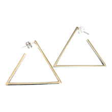 925 Silver Triangular Earrings