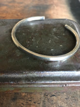 Silver textured cuff