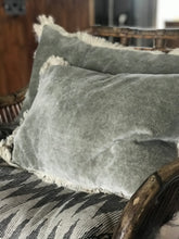 Stonewashed Velvet Cushion cover- Cloud 40x60