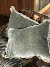 Stonewashed Velvet Cushion cover - Cloud 30x50