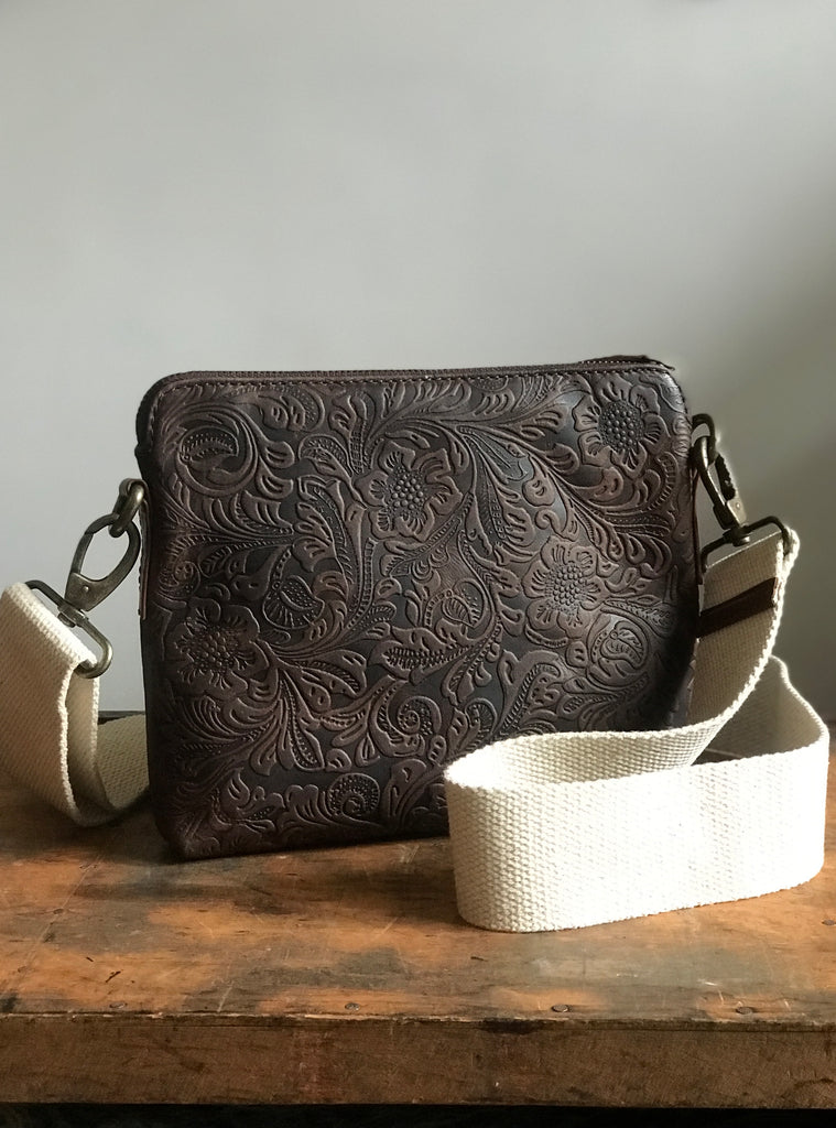 Elsie Bag - Brown Floral