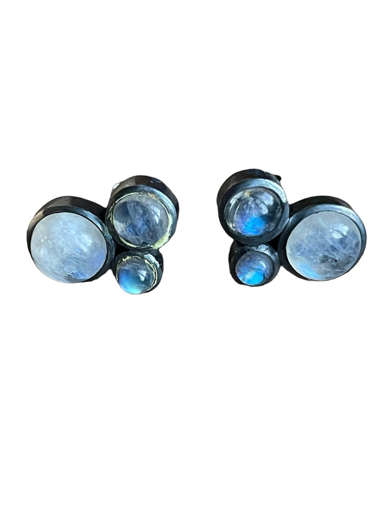 Triple moons Earrings