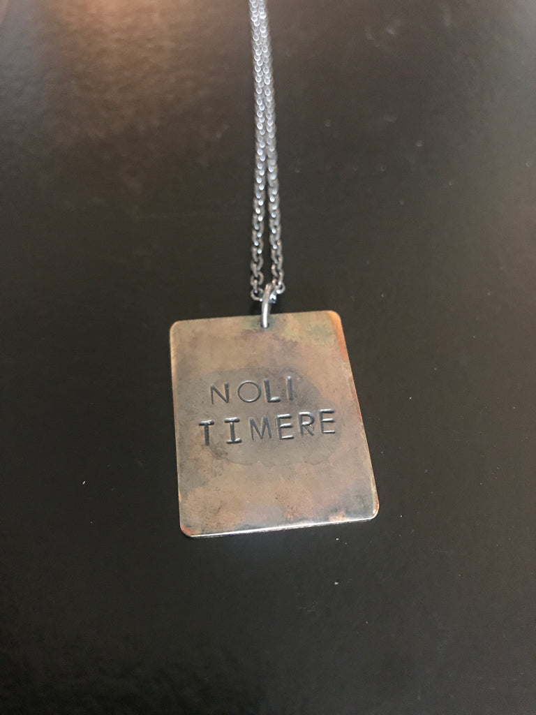 WDTS 925 Silver Necklace - NOLI TIMERE square