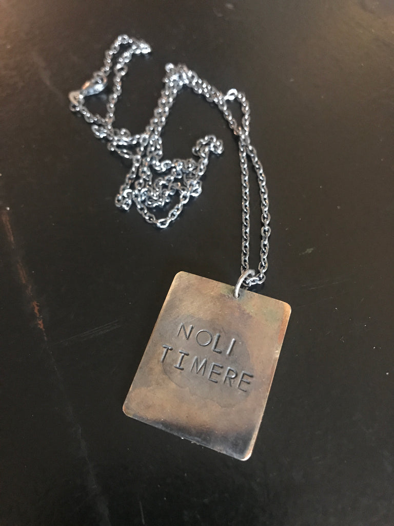 WDTS 925 Silver Necklace - NOLI TIMERE square