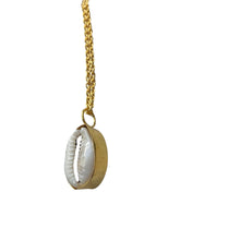 Cowrie shell necklace - 925 Silver Gold plated