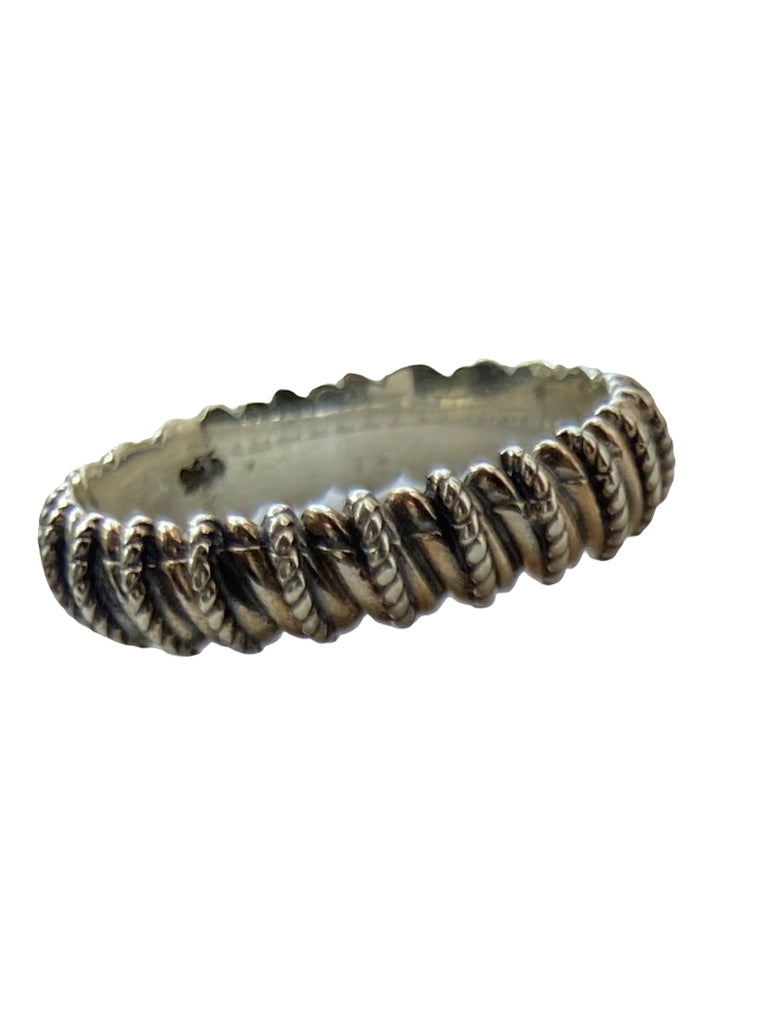 925 Silver Rope ring