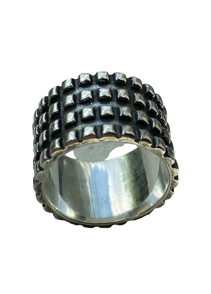 925 Silver Multi stud ring