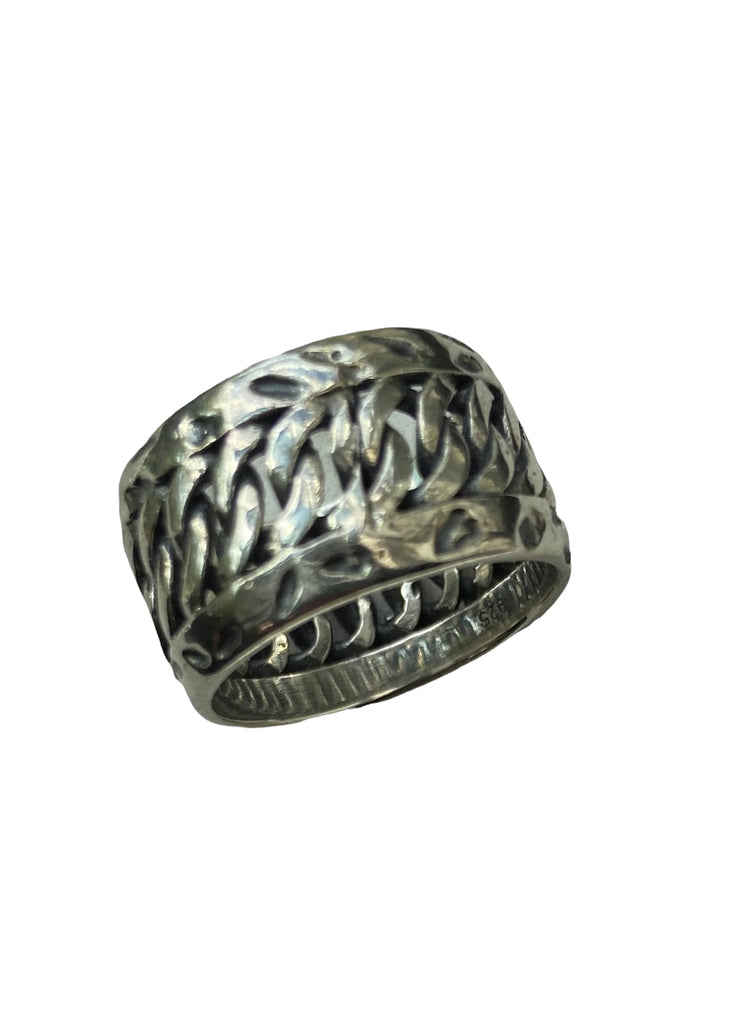 925 Silver Tread ring