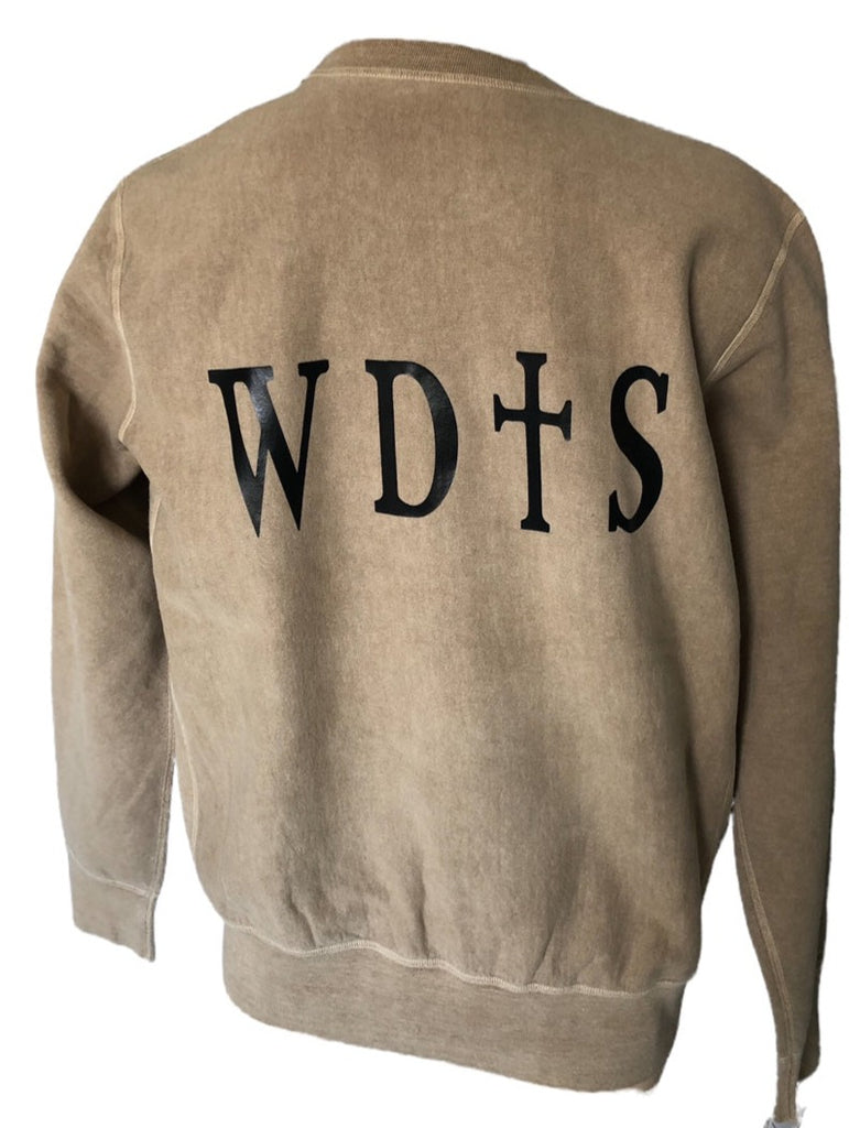 WDTS CREWNECK HEAVYWEIGHT SWEATSHIRT OATMEAL