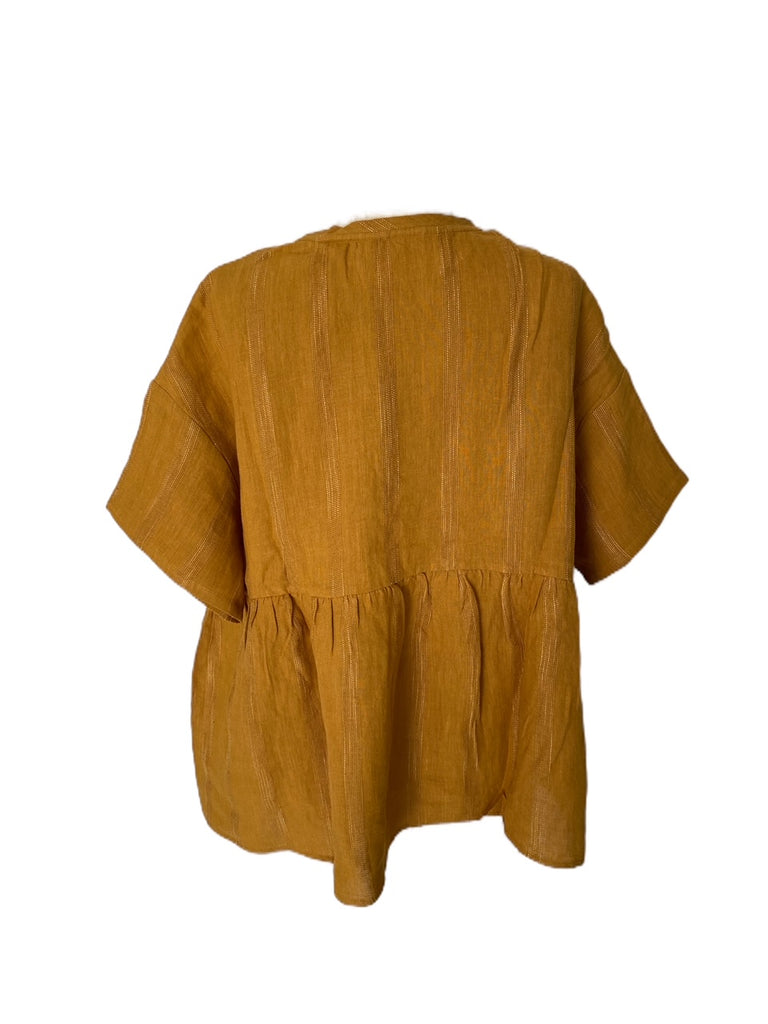 WDTS Sheba Gold Linen Top